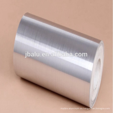 China laminado mate plata papel de aluminio fabricantes